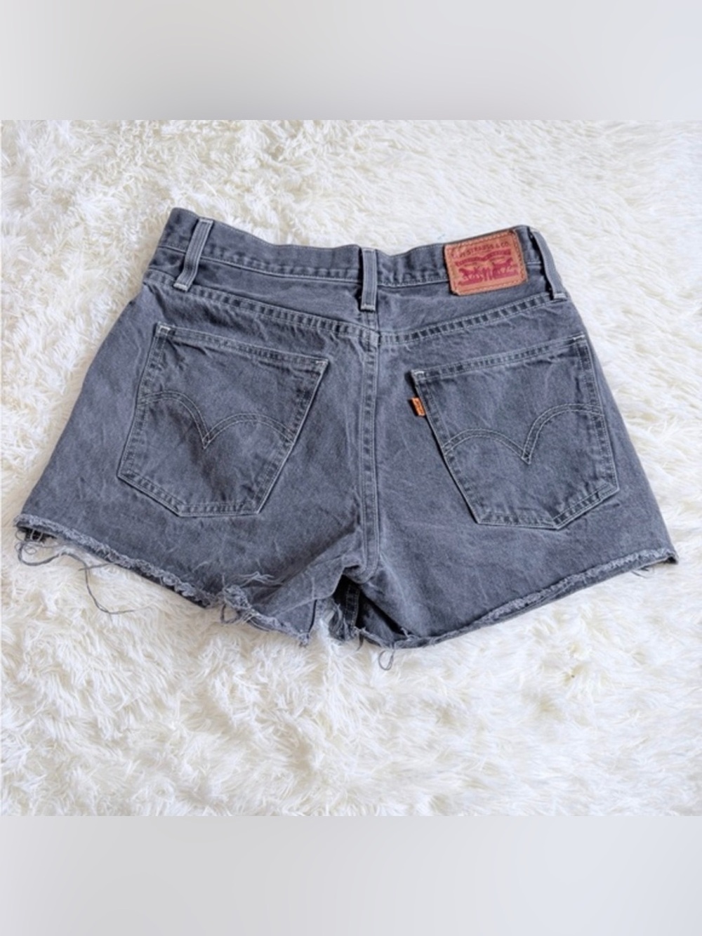 Levi's Women's Charcoal Jean Shorts